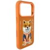 Etui Nimmy Glasses Cool Dog do iPhone 17 Pro Max pomarańczowy